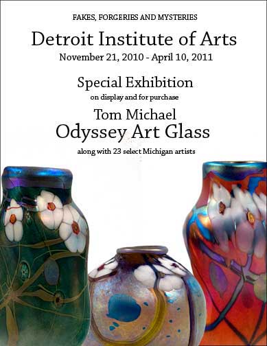 Glass Art by Tom Michael ,Detroit Institute of Arts, Museum Shop, Odyssey Art Glass