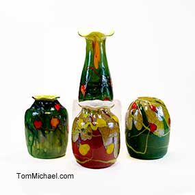 Art Glass Vases for Sale by Tom Michael at TomMichael.com
