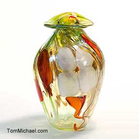 Decorative Glass Vases | Glass Cremation Urns | Contemporary Art Glass Vases