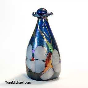 Hand blown art glass, decorative glass vases